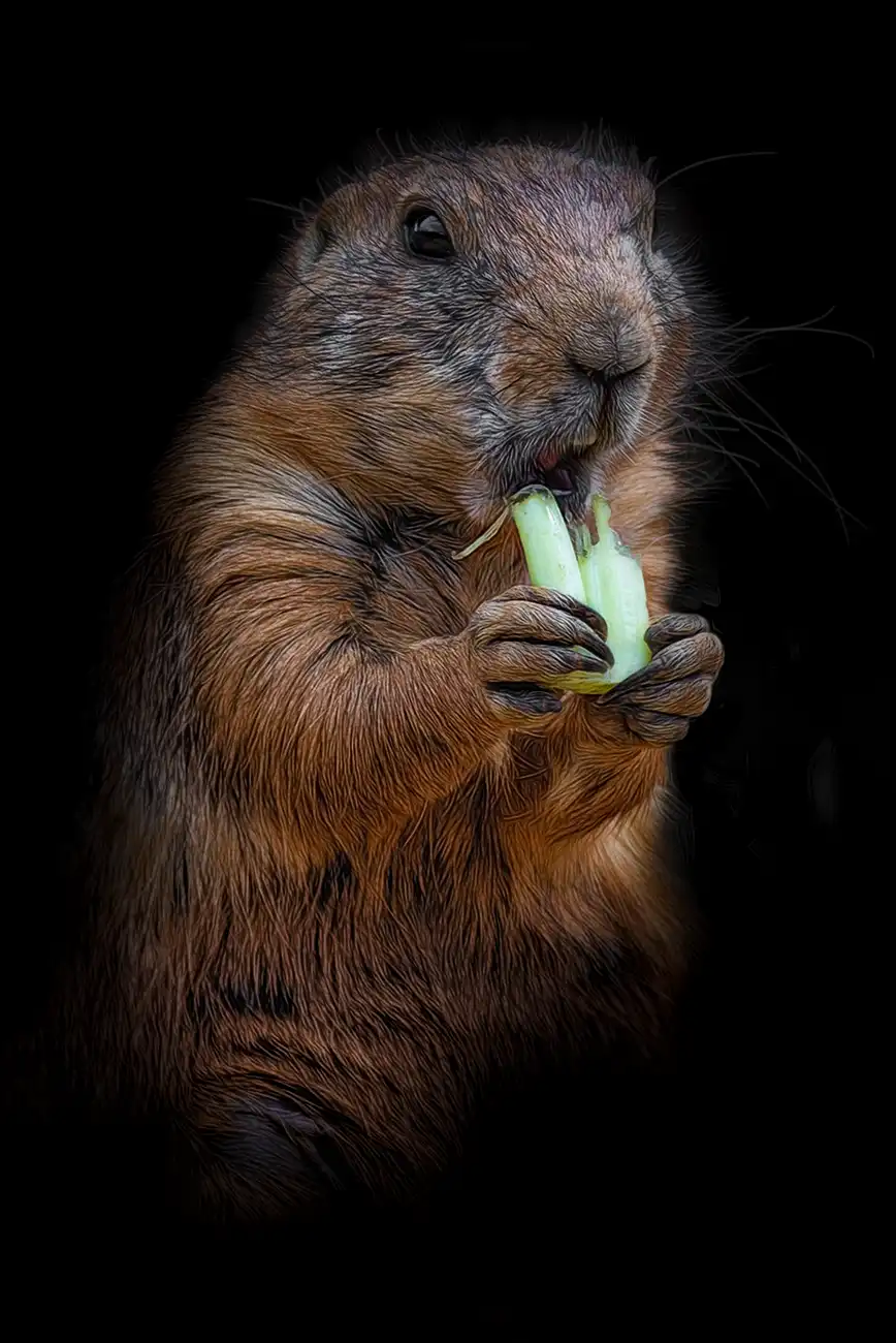 Fine-art portrait of Prairie dog